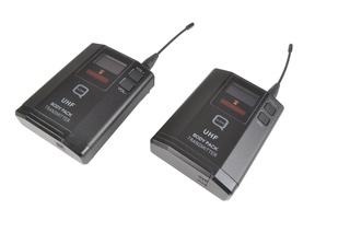 Wireless UHF Bodypack Transmitter Belt Pack Mic System Multi Frequency Cordless